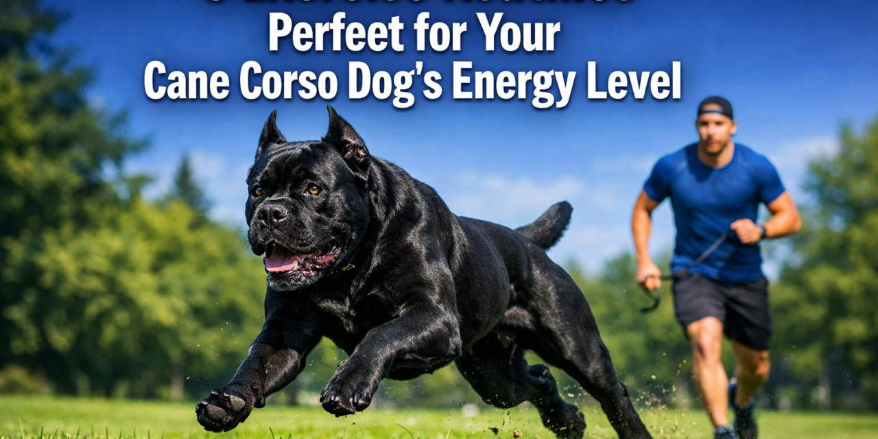 3 Exercise Routines Perfect for Your Cane Corso Dog’s Energy Level