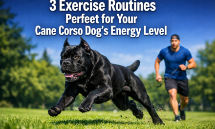 3 Exercise Routines Perfect for Your Cane Corso Dog’s Energy Level