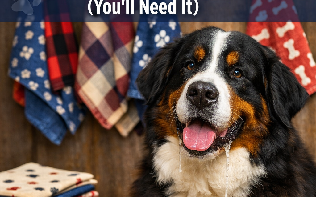 Bernese Mountain Dog DIY: How to Make a Custom Drool Towel (You’ll Need It)