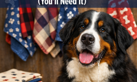 Bernese Mountain Dog DIY: How to Make a Custom Drool Towel (You’ll Need It)