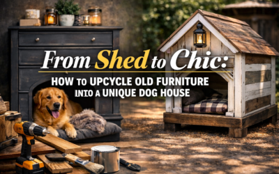 From Shed to Chic: How to Upcycle Old Furniture into a Unique Dog House