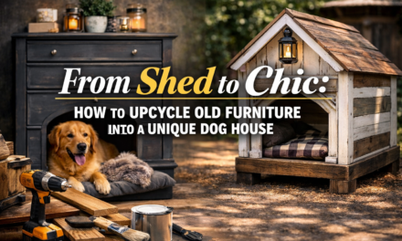 From Shed to Chic: How to Upcycle Old Furniture into a Unique Dog House