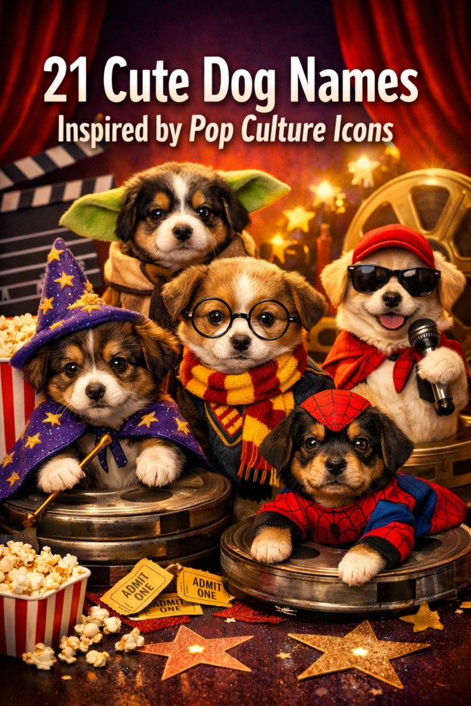 21 Cute Dog Names Inspired By Pop Culture Icons 2026 