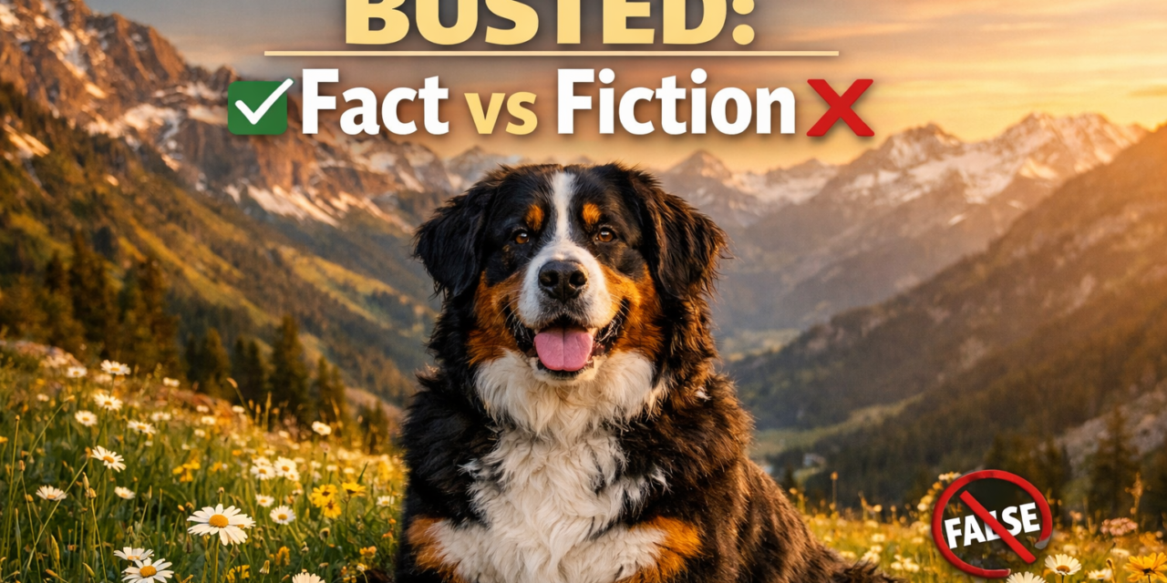 Bernese Mountain Dog Myths Busted: Separating Fact from Fluffy Fiction