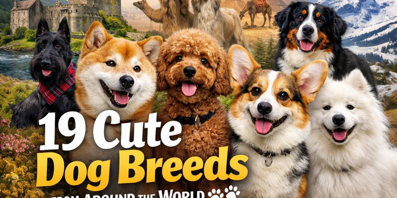 19 Cute Dog Breeds from Around the World