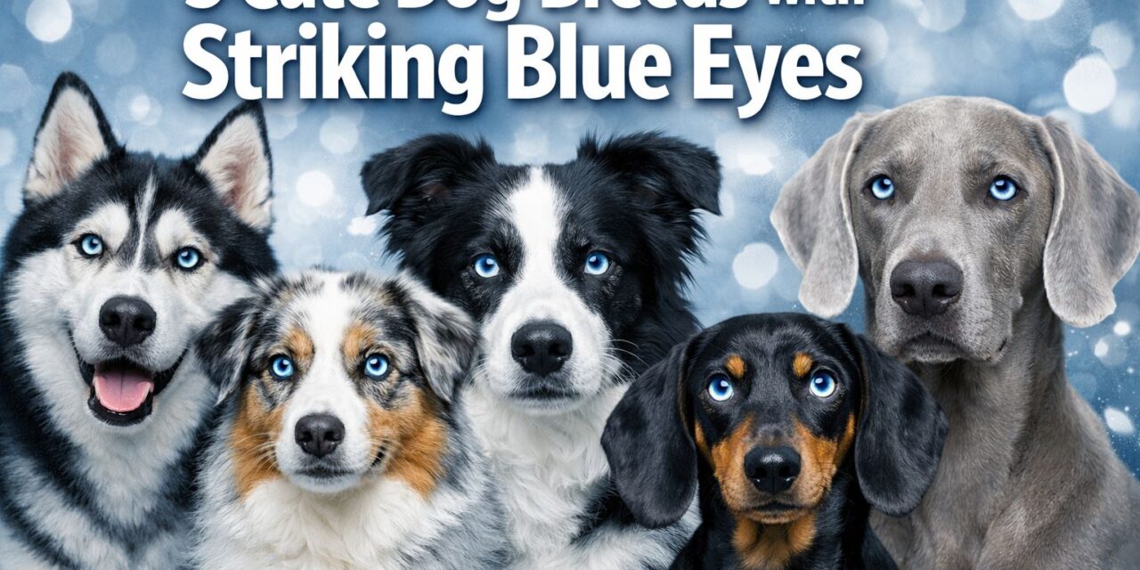 5 Cute Dog Breeds with Striking Blue Eyes