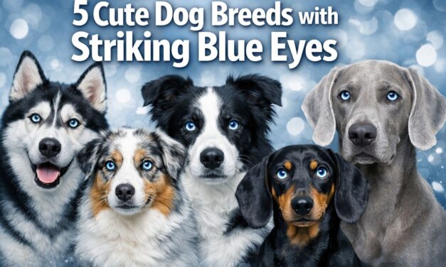 5 Cute Dog Breeds with Striking Blue Eyes