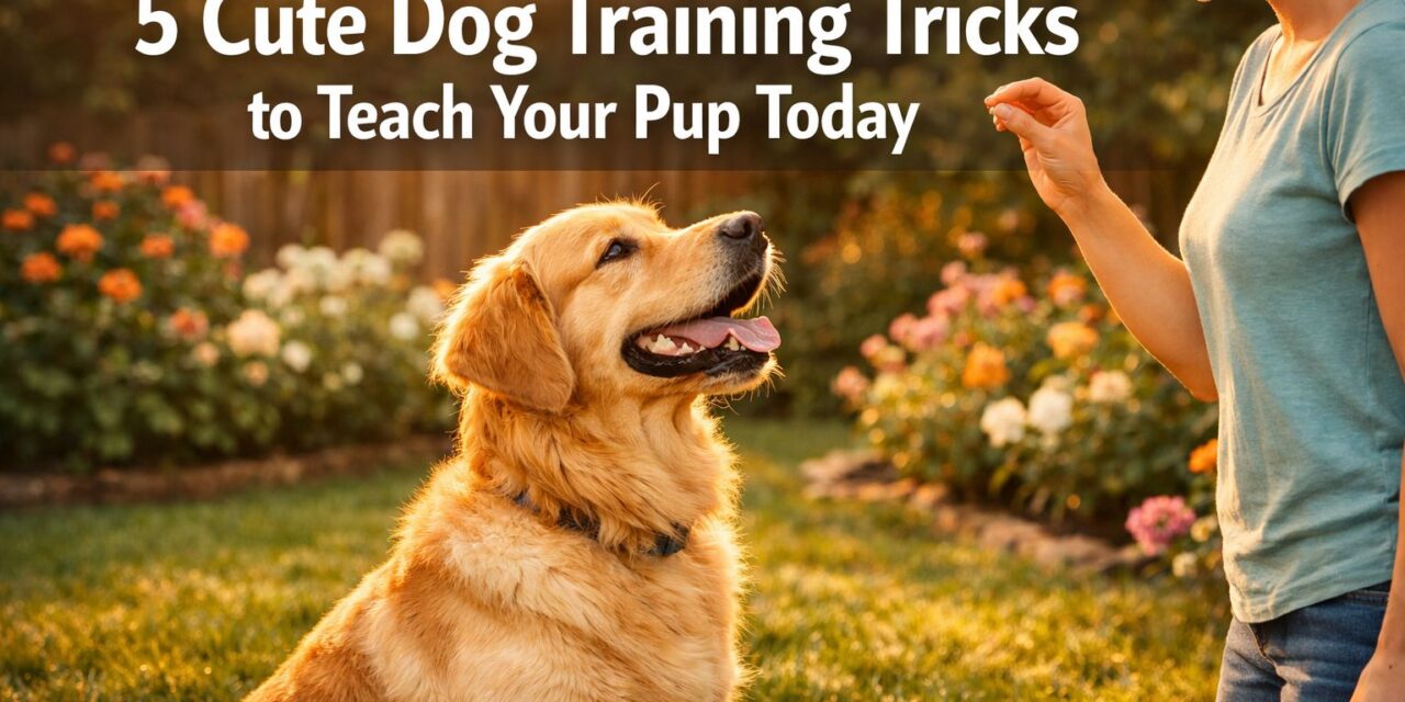 5 Cute Dog Training Tricks to Teach Your Pup Today