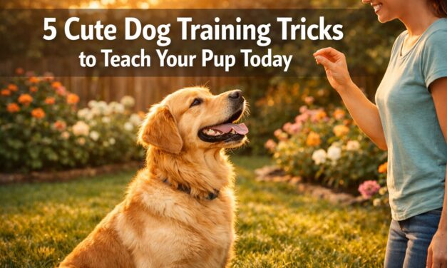 5 Cute Dog Training Tricks to Teach Your Pup Today