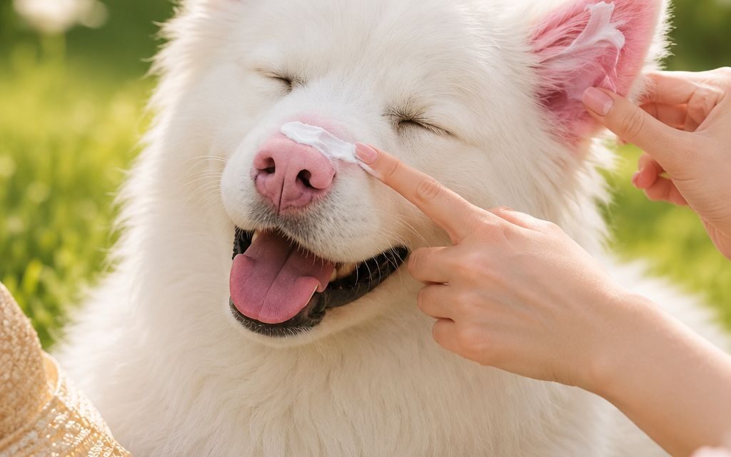 7 Sunscreen Tips for White Dogs with Pink Skin