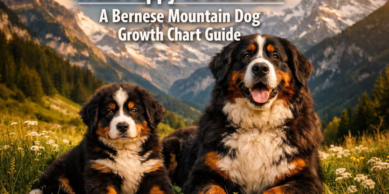 From Puppy to Bear Cub: A Bernese Mountain Dog Growth Chart Guide 🐾