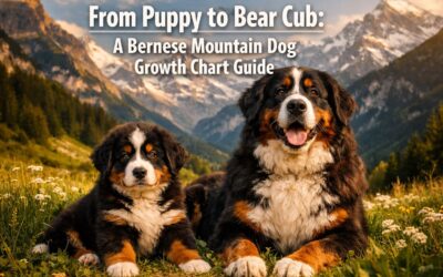 From Puppy to Bear Cub: A Bernese Mountain Dog Growth Chart Guide 🐾