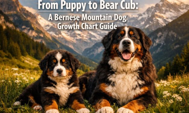 From Puppy to Bear Cub: A Bernese Mountain Dog Growth Chart Guide 🐾