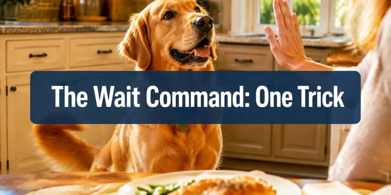 The “Wait” Command: The One Trick That Will Save Your Sanity (and Your Food)
