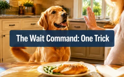 The “Wait” Command: The One Trick That Will Save Your Sanity (and Your Food)