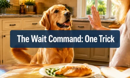 The “Wait” Command: The One Trick That Will Save Your Sanity (and Your Food)