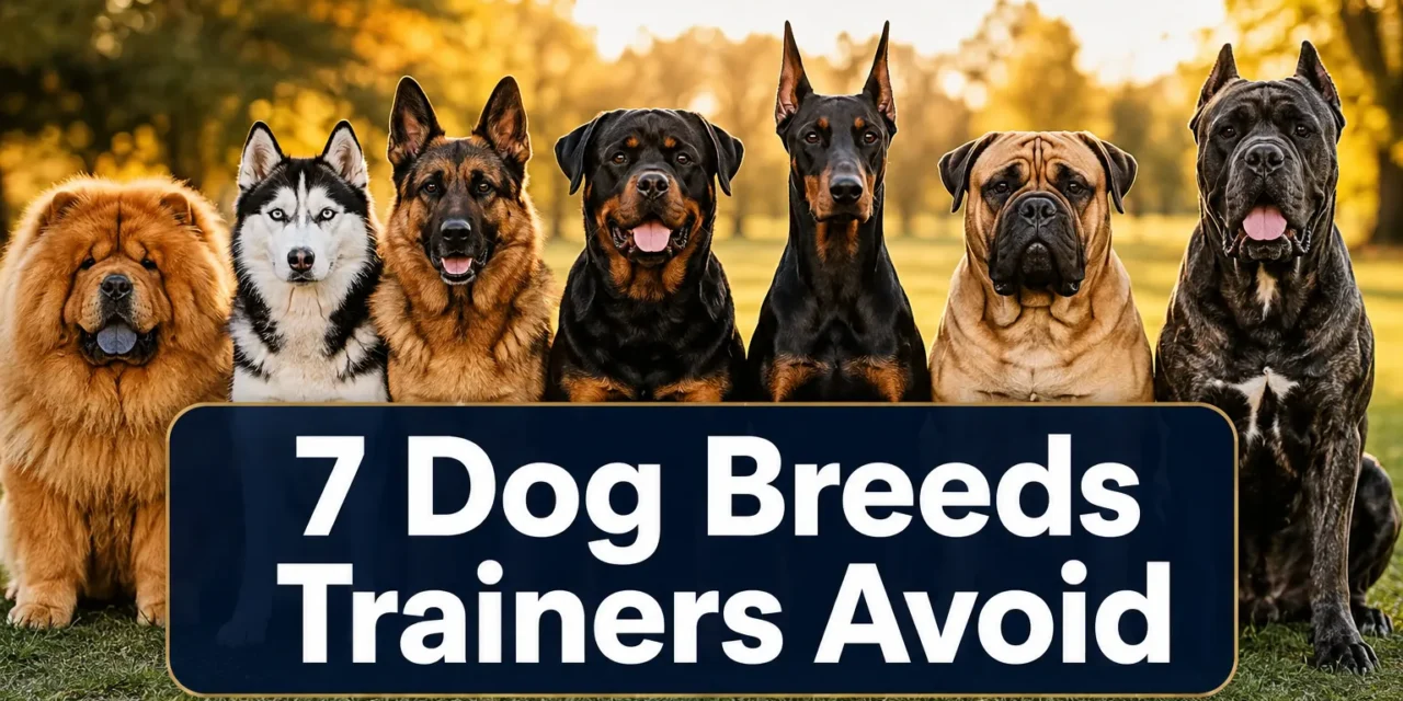7 Dog Breeds Trainers Avoid (And Why It Matters for You)