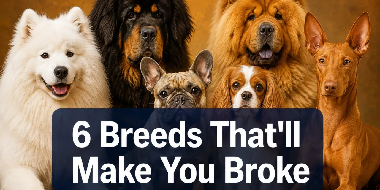 6 Dog Breeds That Will Make You Broke (But You’ll Love Every Penny)