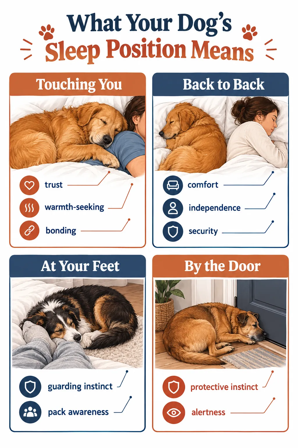 If Your Dog Sleeps With You, They're Trying to Tell You This About Their Instincts