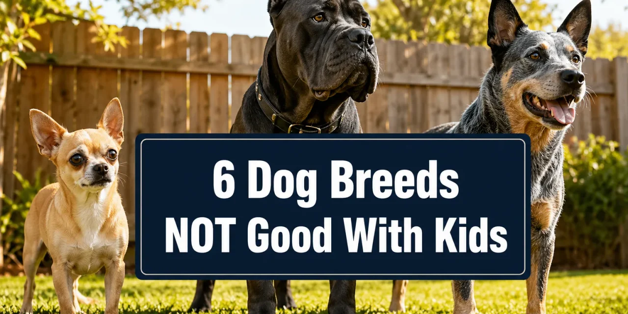 6 Dog Breeds NOT Good With Kids