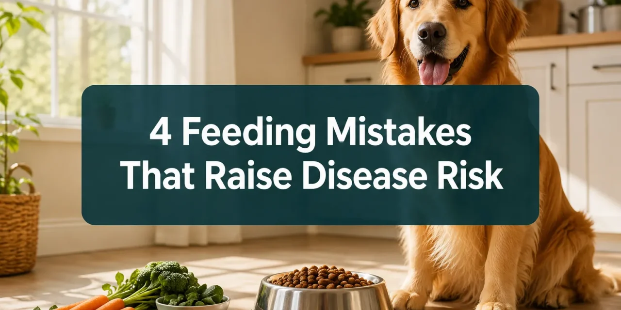 4 Feeding Mistakes That Raise Dog Disease Risk (And How to Fix Them Fast)