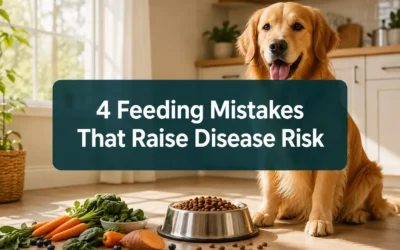 4 Feeding Mistakes That Raise Dog Disease Risk (And How to Fix Them Fast)
