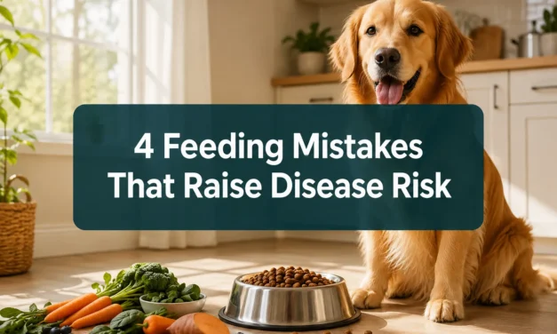4 Feeding Mistakes That Raise Dog Disease Risk (And How to Fix Them Fast)