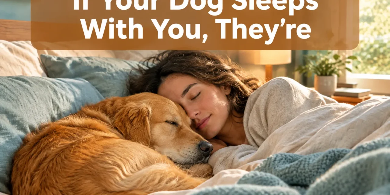 If Your Dog Sleeps With You, They’re Trying to Tell You This!