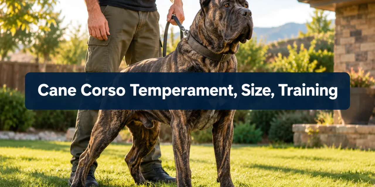 Cane Corso Temperament, Size, Training, and Health: The Complete Italian Mastiff Owner’s Guide