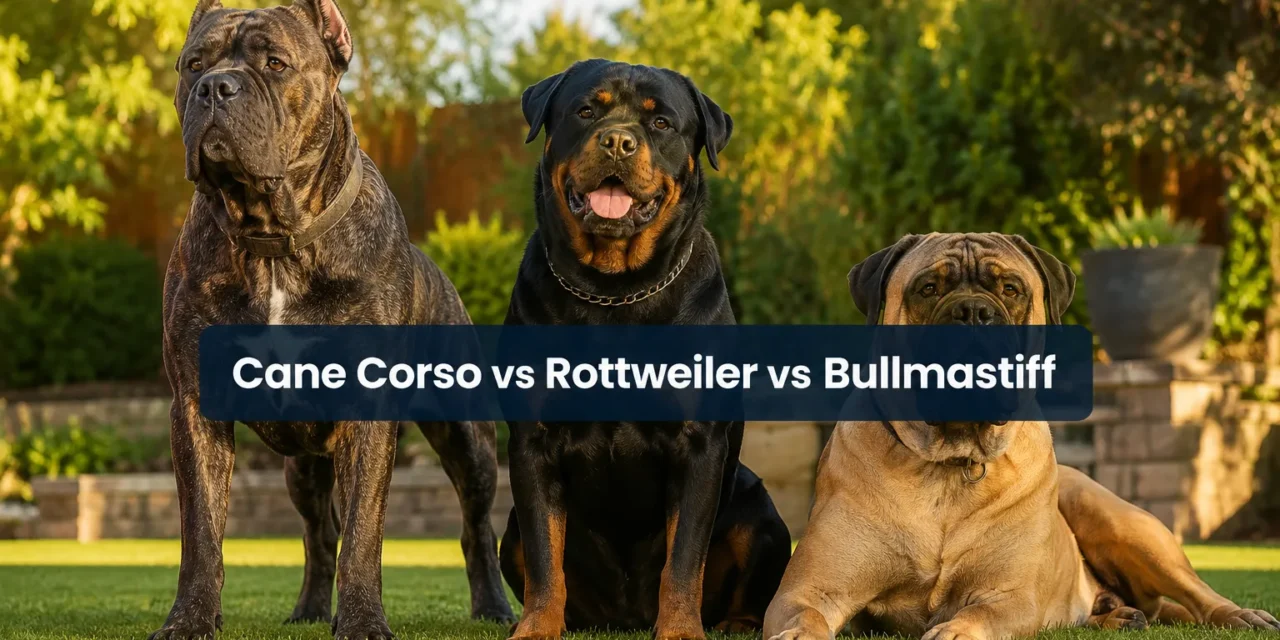 Cane Corso vs Rottweiler vs Bullmastiff: Which Guardian Breed Fits Your Home?