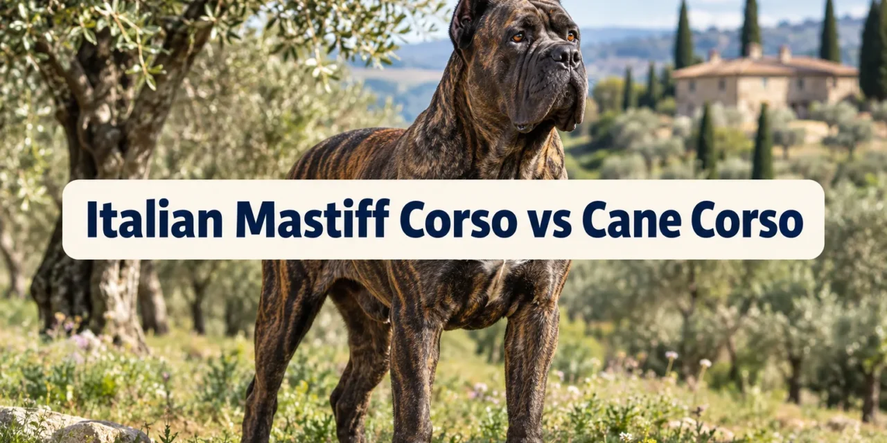 Italian Mastiff Corso vs Cane Corso: Are They Really the Same Dog Breed?