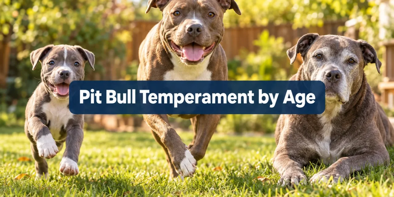 Pit Bull Temperament by Age: Puppy Socialization, Adult Behavior, and Senior Care